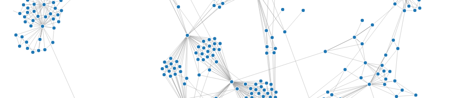 Force Graph des Datenbestandes (Klicken für Vollansicht)
